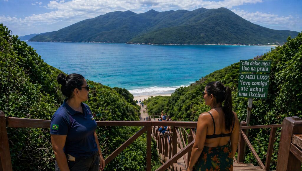Escadaria das Prainhas do Pontal do Atalaia em Arraial do Cabo - Passeio para famílias