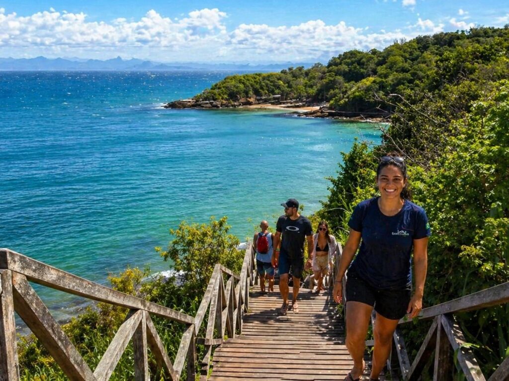Vista do mirante da praia João Fernandinho em Búzios RJ