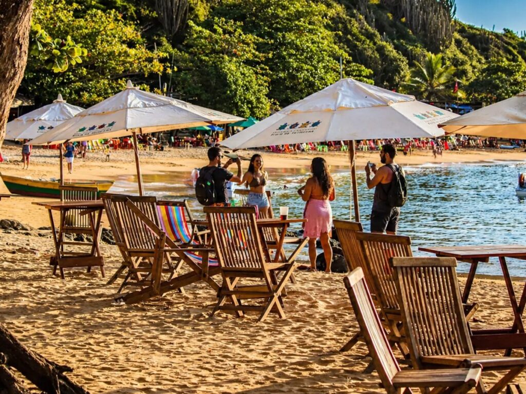 Praia João Fernandes em Búzios parada de passeio de barco